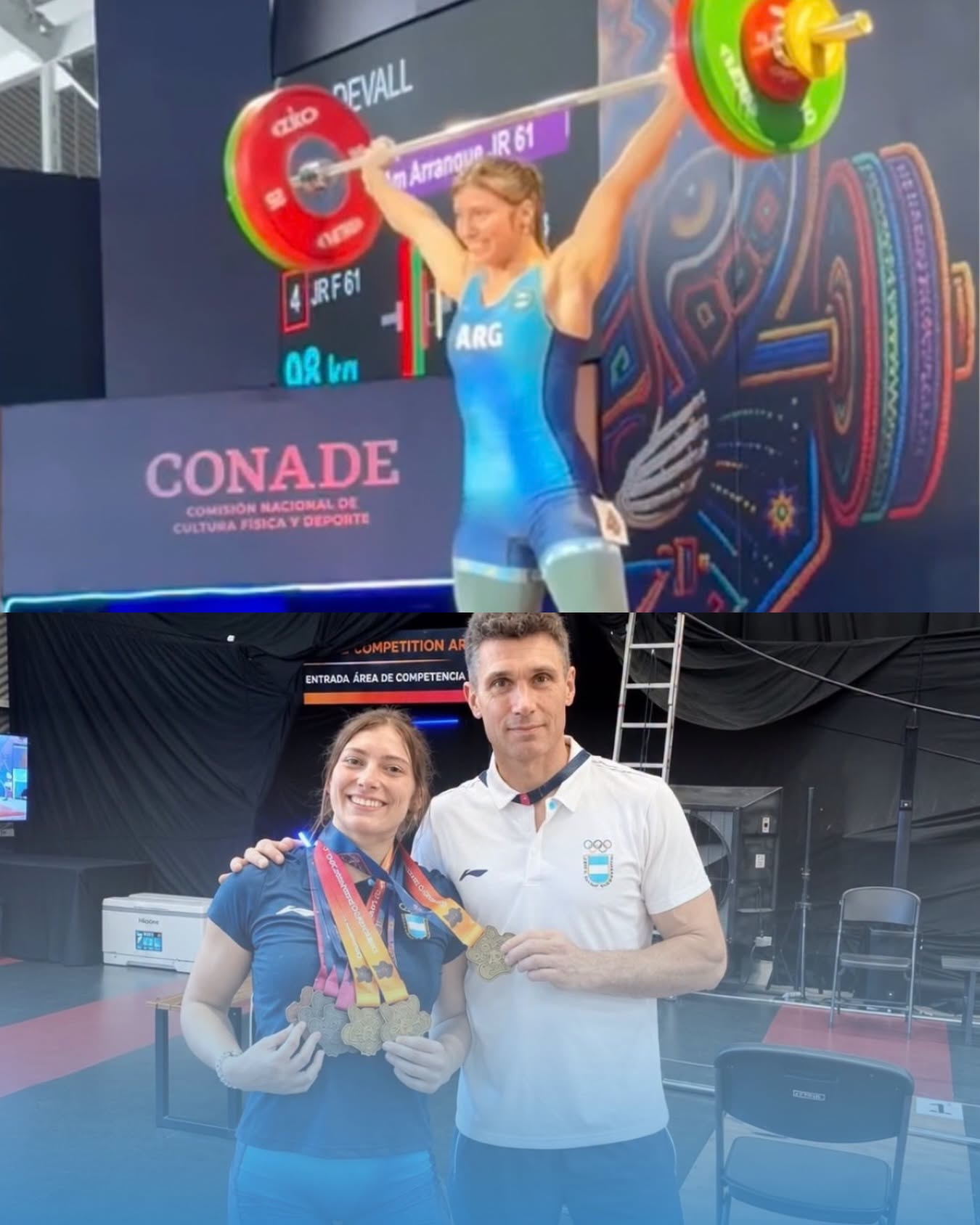 Paz Casadeval triple record 071026