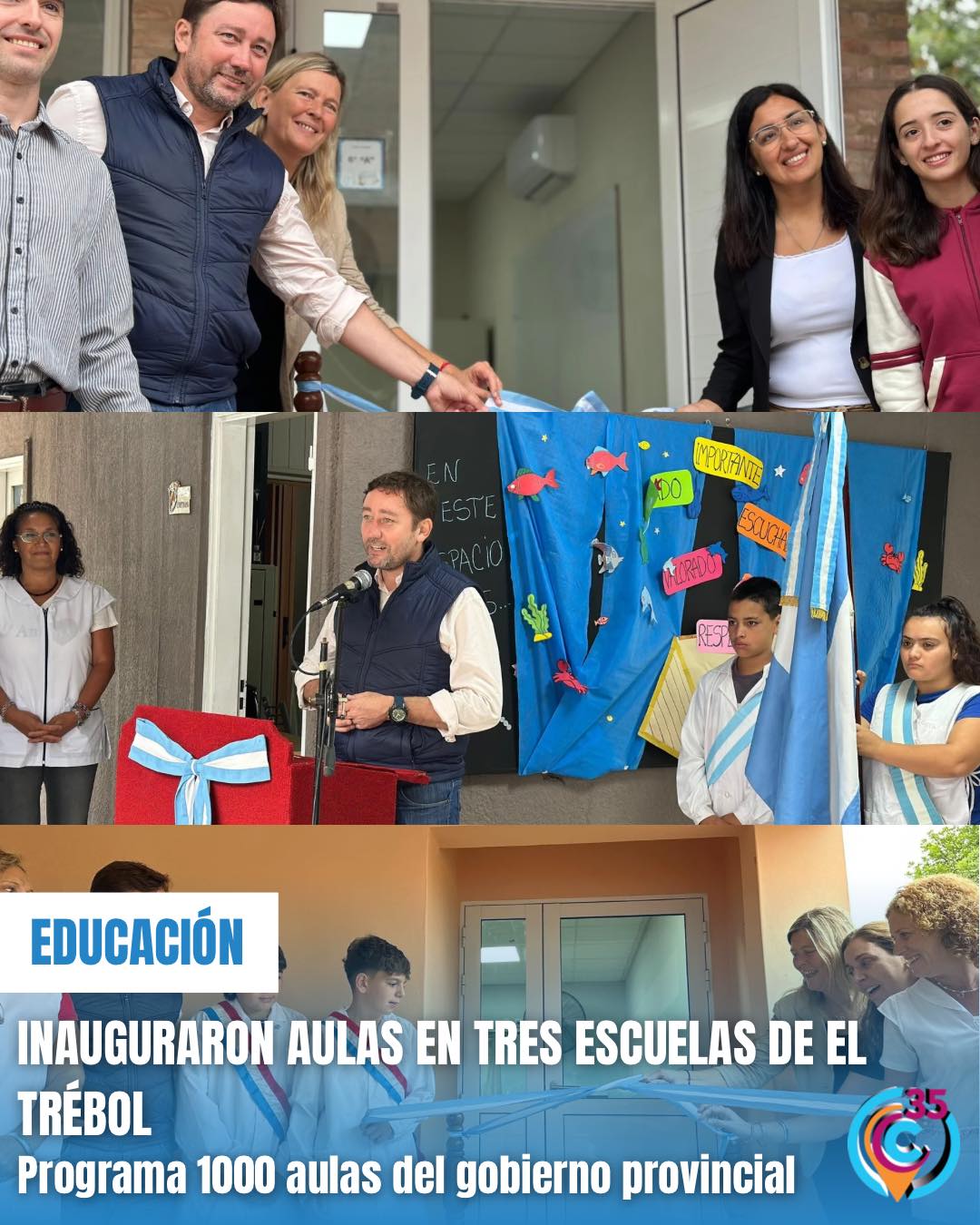 3 aulas en El Trébol 060326