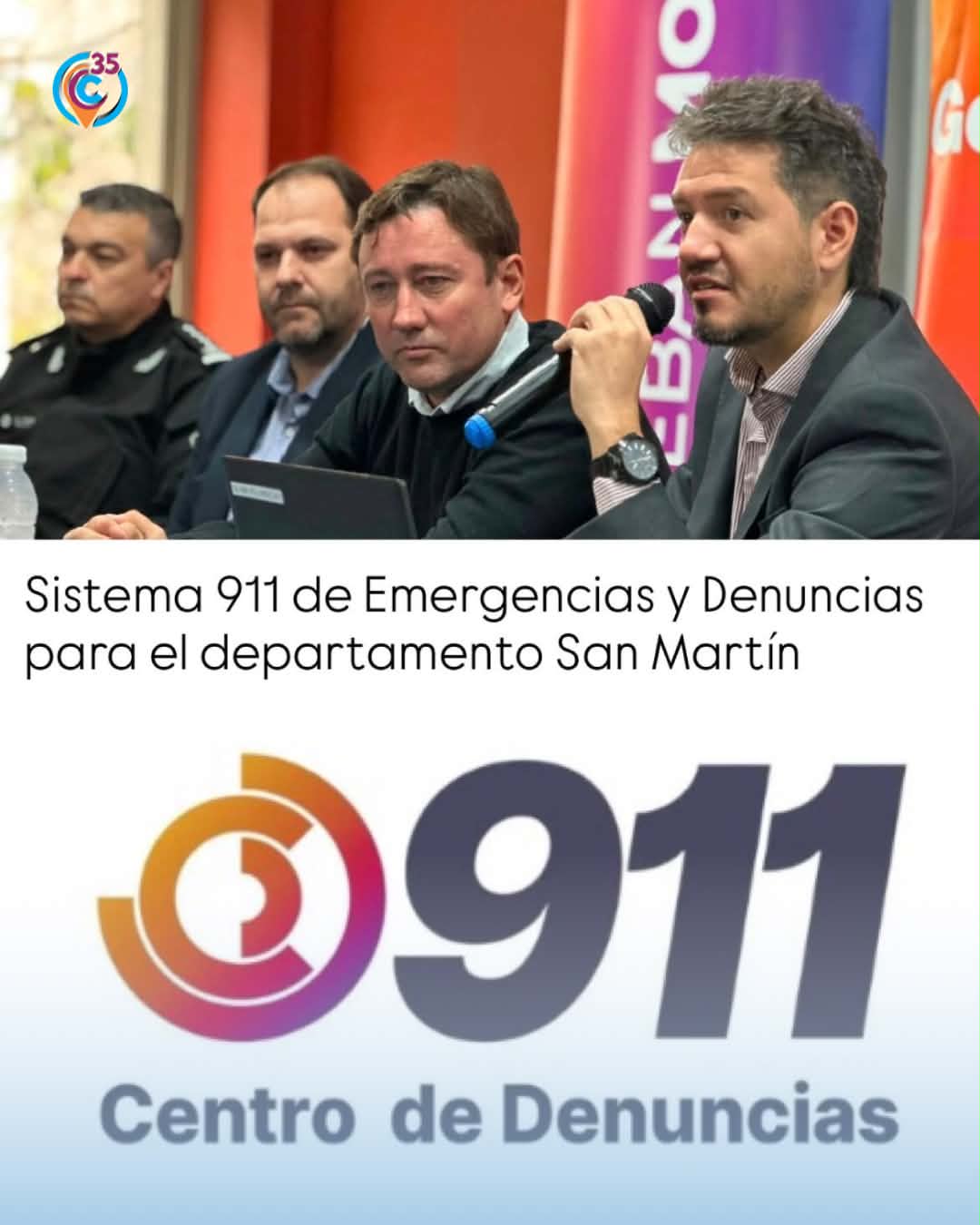 puesta en marcha 911 dpto SM