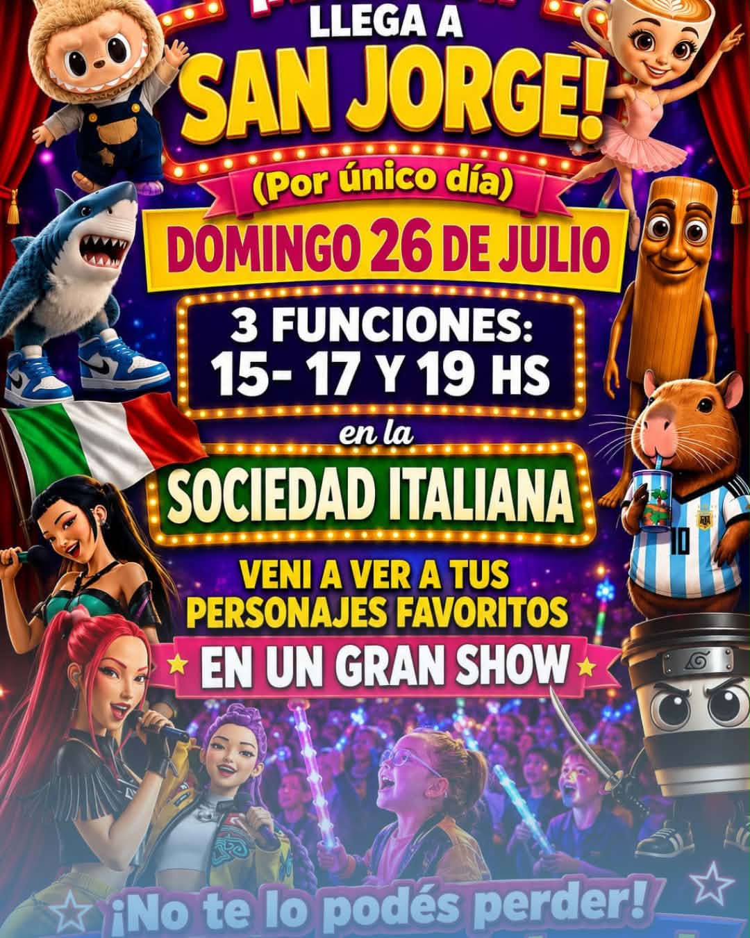 Evento Show k pop 260726