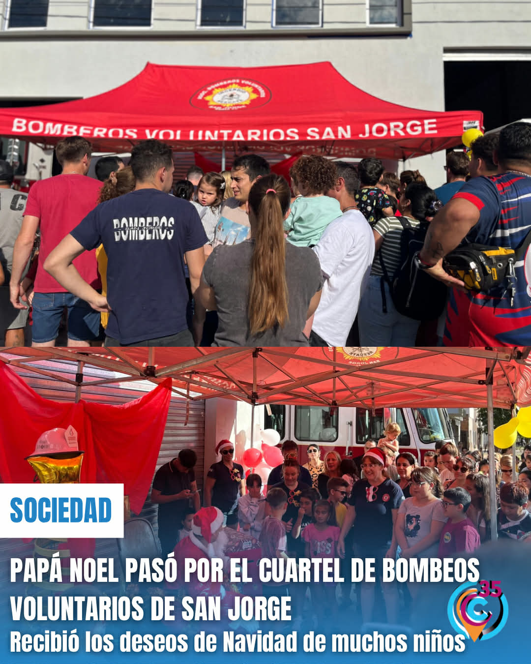 papá noel en bomberos 221225