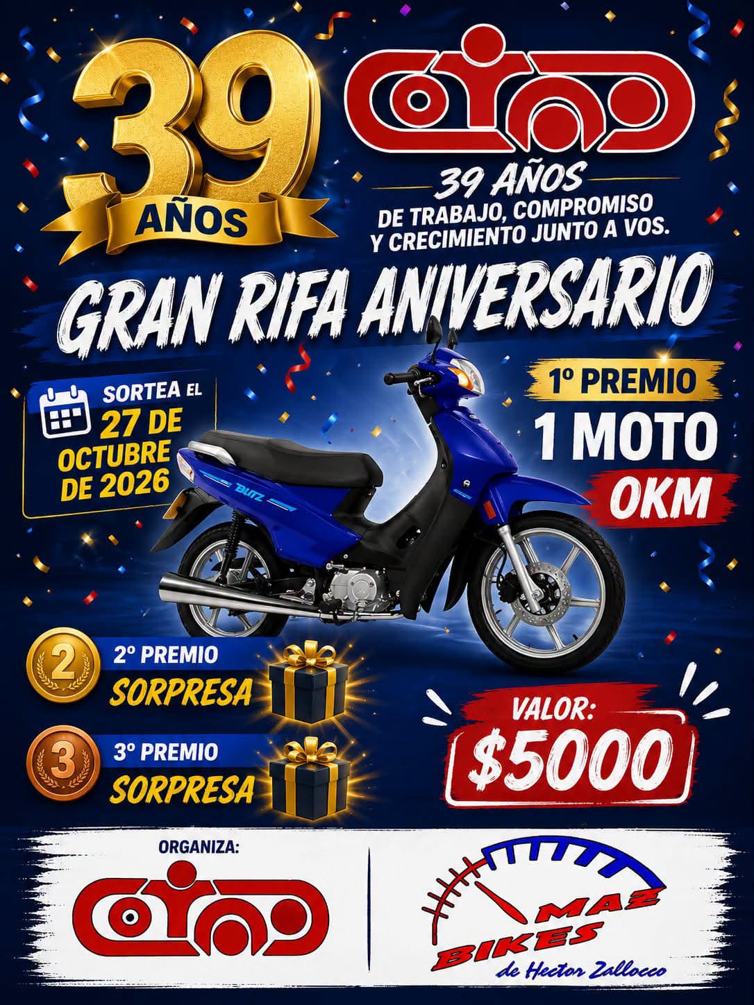 rifa cotad 2026 lanzamiento