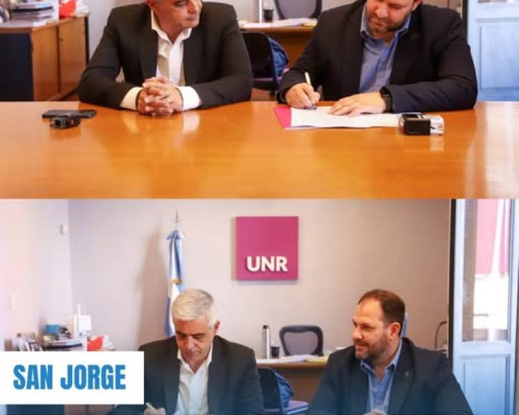 FIRMA DE CONVENIO CON UNR PARA RESIDENCIAS ESTUDIANTILES 