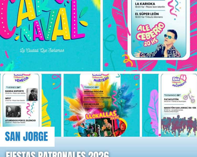 FIESTAS PATRONALES 2026 “SOLTAME CARNAVAL”