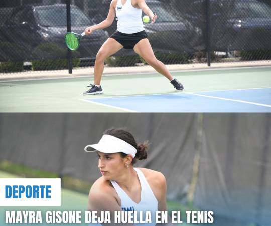 MAYRA GISONE SIGUE DEJANDO SU HUELLA EN EL TENIS INTERNACIONAL