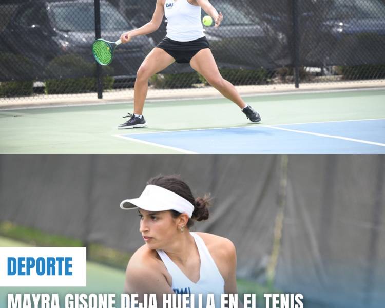 MAYRA GISONE SIGUE DEJANDO SU HUELLA EN EL TENIS INTERNACIONAL