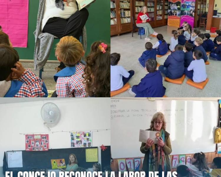 EL CONCEJO RECONOCE A LAS ABUELAS CUENTACUENTOS 